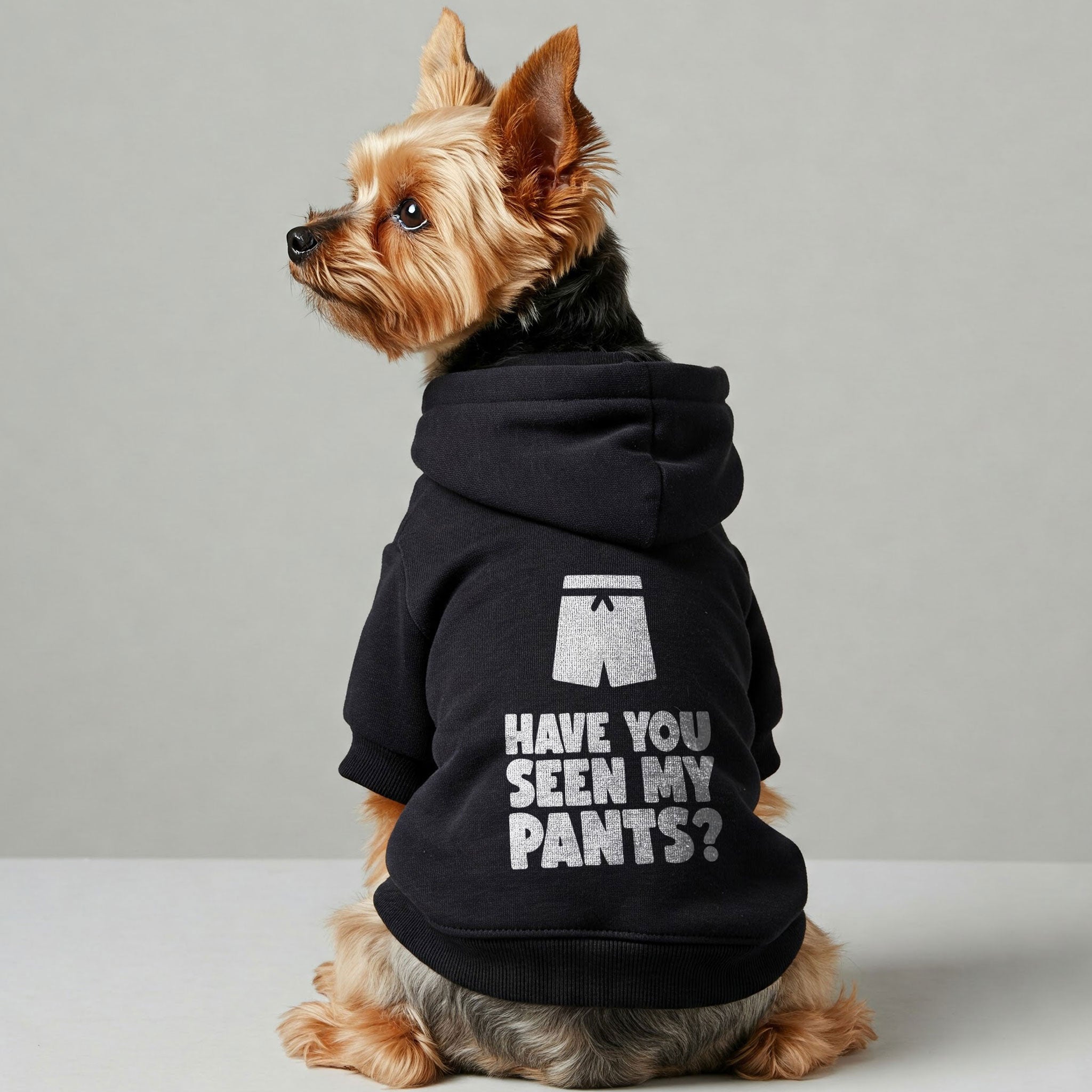 Have You Seen My Pants? – Dog Hoodie – Dog Clothes
