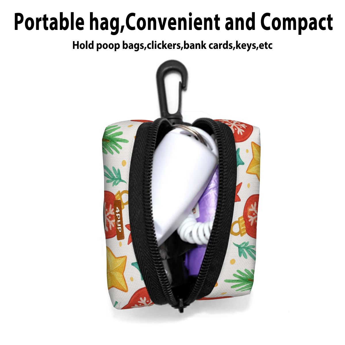 Mia  - Dog Poop Bag Holder  | Leash Attachment