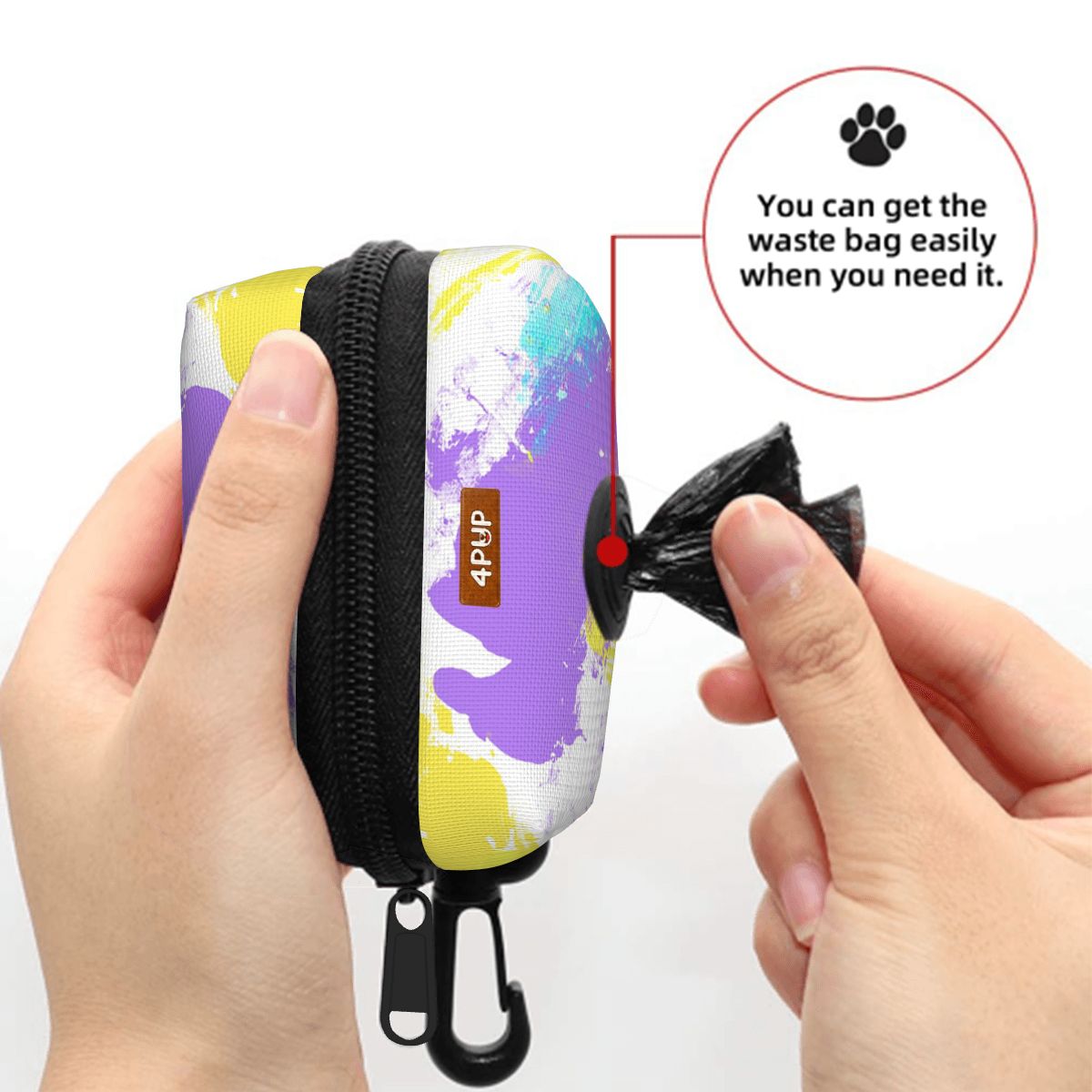 Rocc  - Dog Poop Bag Holder  | Leash Attachment