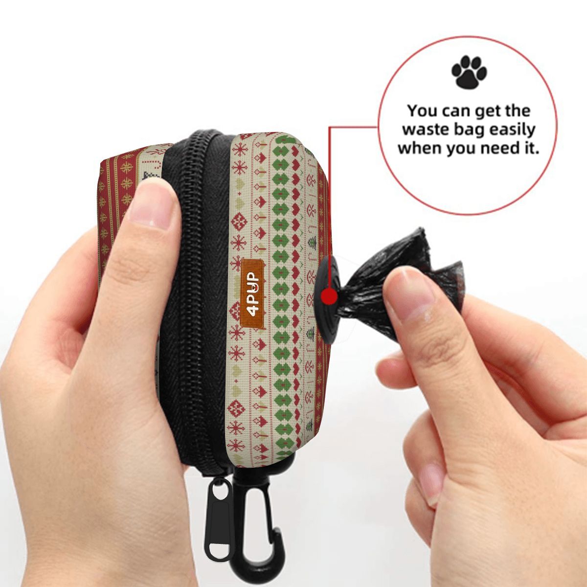 Tayson  - Dog Poop Bag Holder  | Leash Attachment