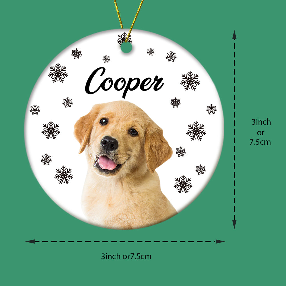Personalized Dog Christmas Ornament