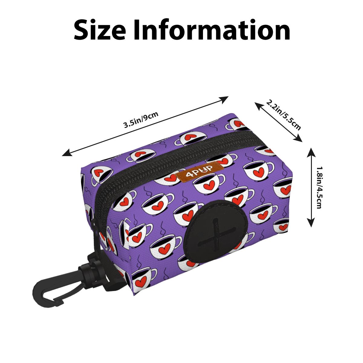 Winston - Dog Poop Bag Holder  | Leash Attachment