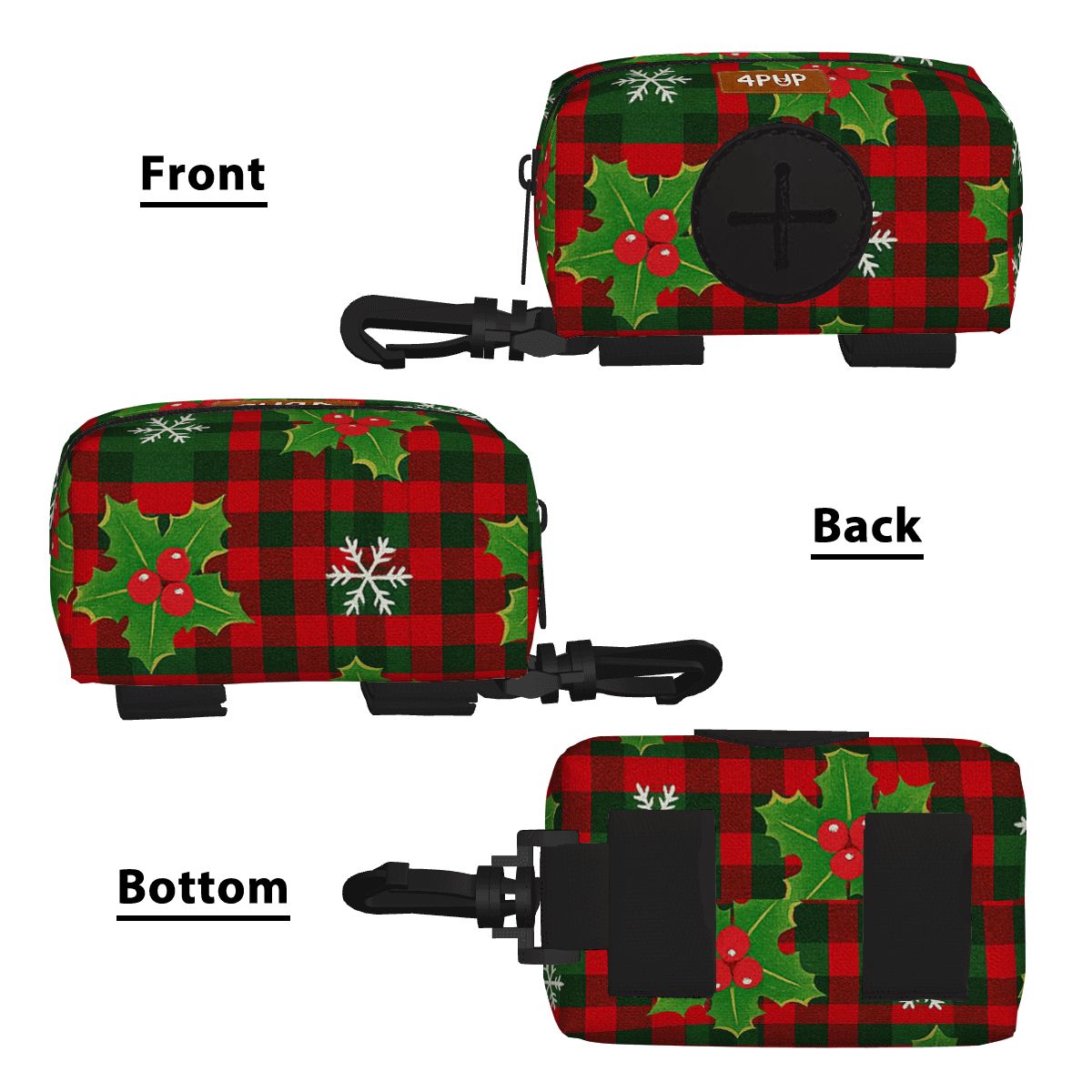 Lexi - Dog Poop Bag Holder  | Leash Attachment