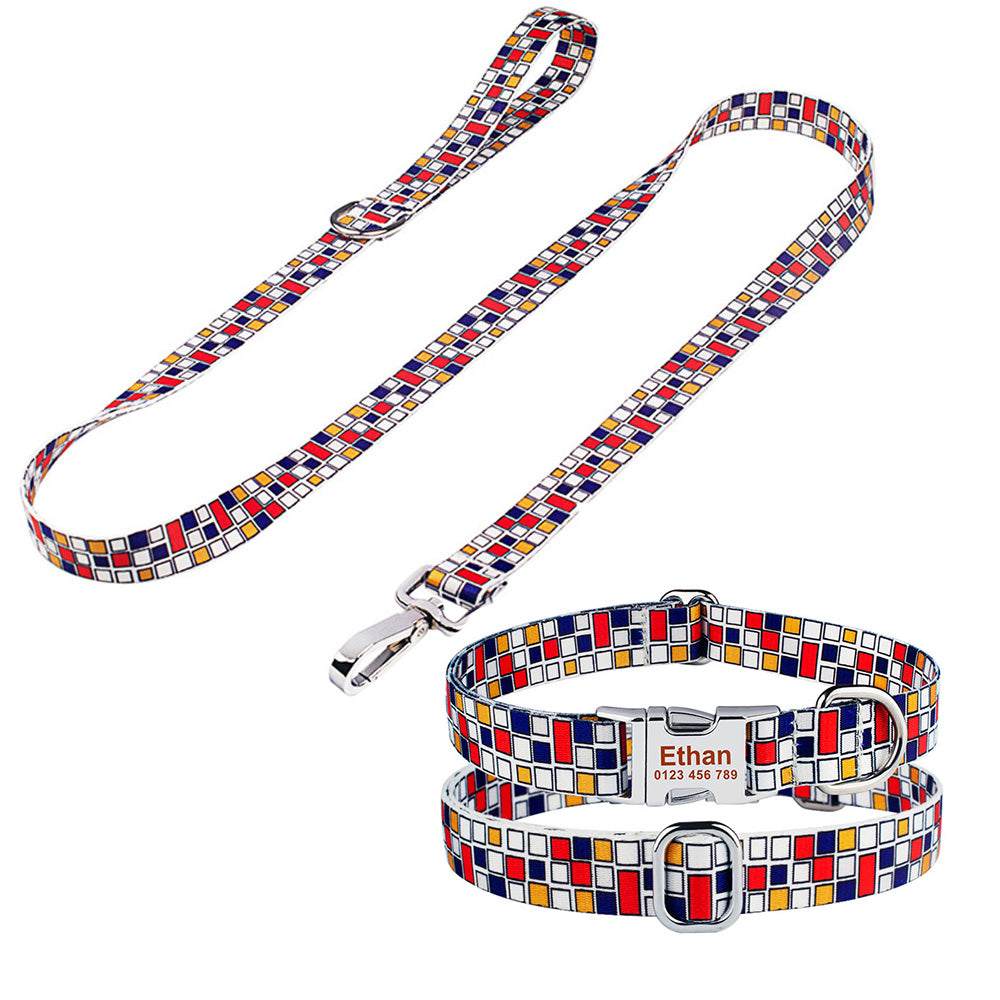 Custom Engraved Dog Collar – Personalized Pet Collar with Name & Number