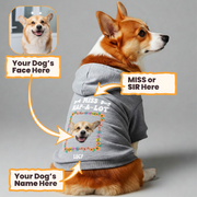 NAP A LOT  - Personalized hoodie with your dog’s name,Face, and MISS or SIR – dog hoodie – dog clothes