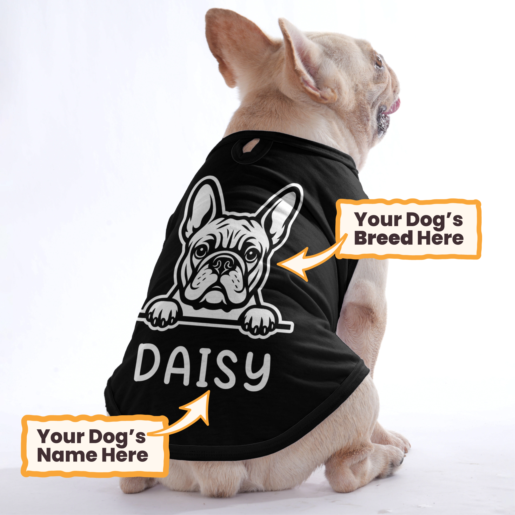 Daisy – Personalized Shirt with Your Dog’s Name and Breed – Dog Shirt