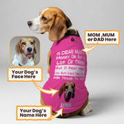 Money can buy a lot of things – Personalized Shirt with Your Dog’s Name and Face – Dog Shirt