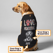 Love Machine – Personalized Shirt with Your Dog’s Name and Breed – Dog Shirt