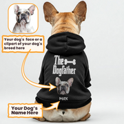 The Dogfather - Personalized hoodie with your dog's name and face or a clipart of its breed– dog hoodie – dog clothes