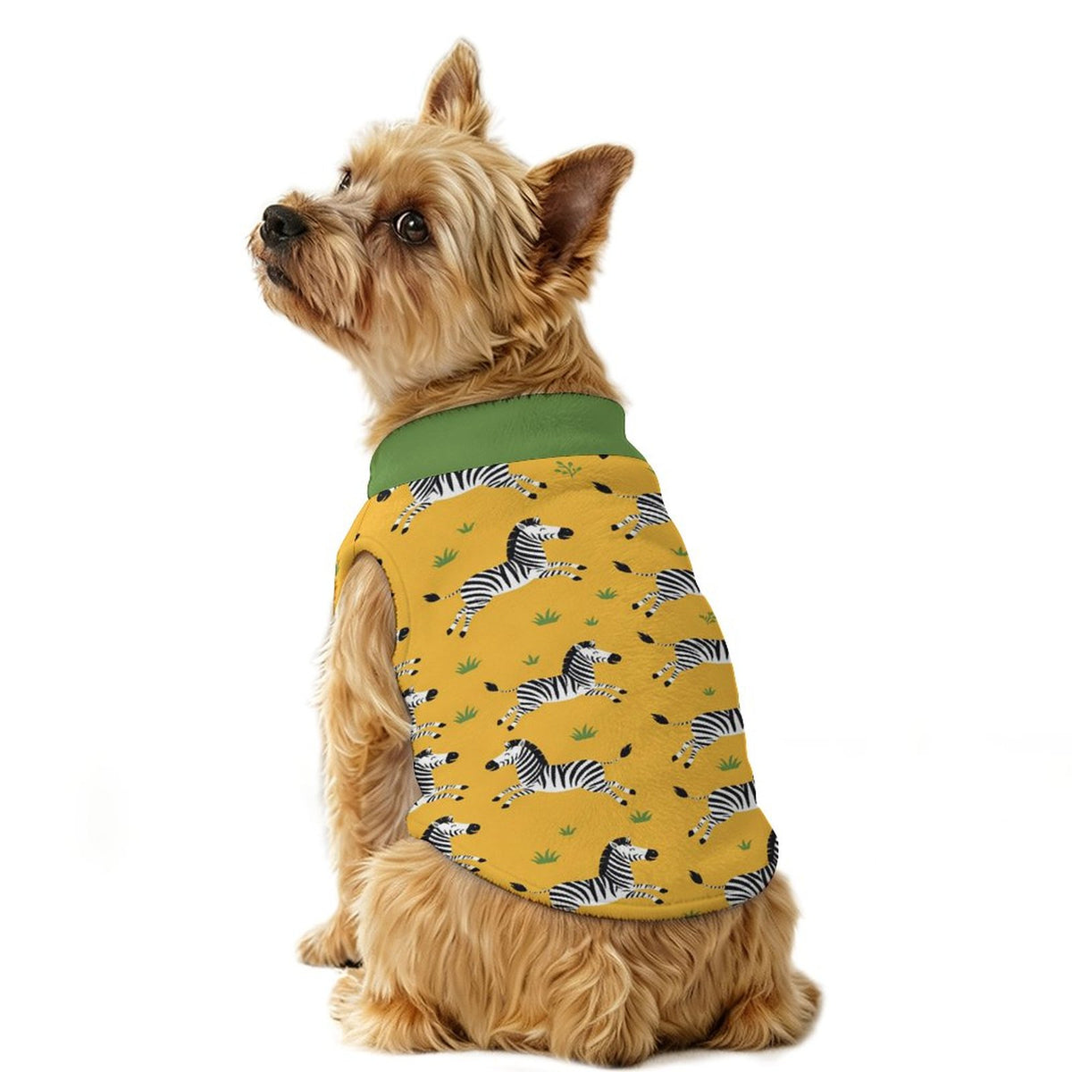 Safari Zebra Small Dog Fleece Vest