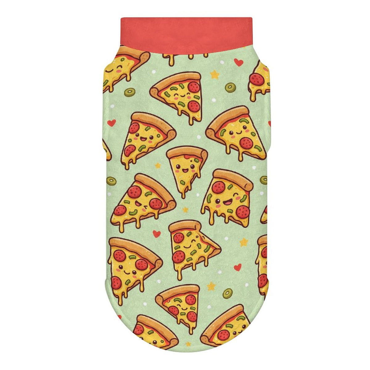 Pepperoni Pizza Small Dog Fleece Vest