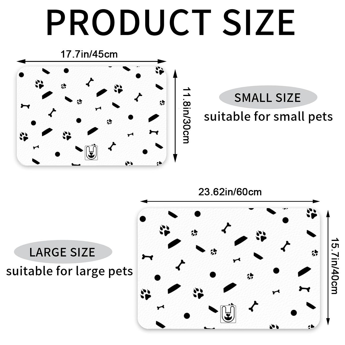 Hugo  - Dog Food Mat