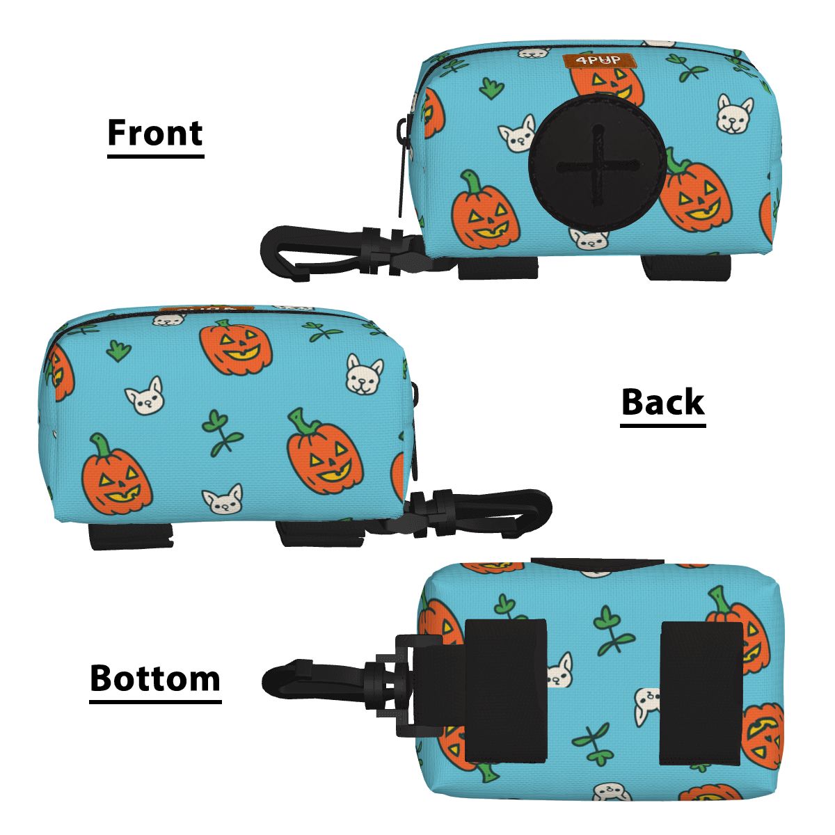 Ozzy - Dog Poop Bag Holder  | Leash Attachment