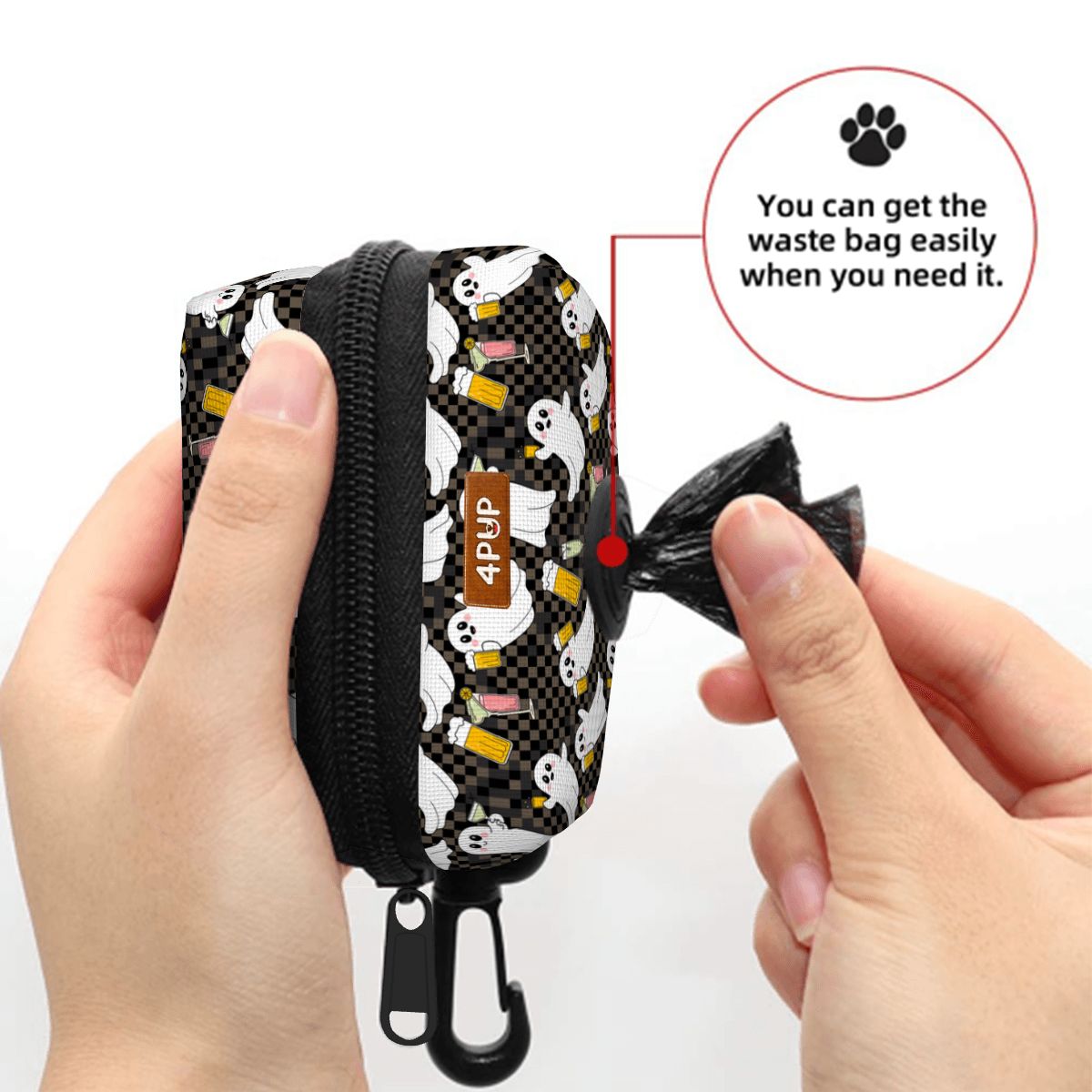 Ace- Dog Poop Bag Holder  | Leash Attachment