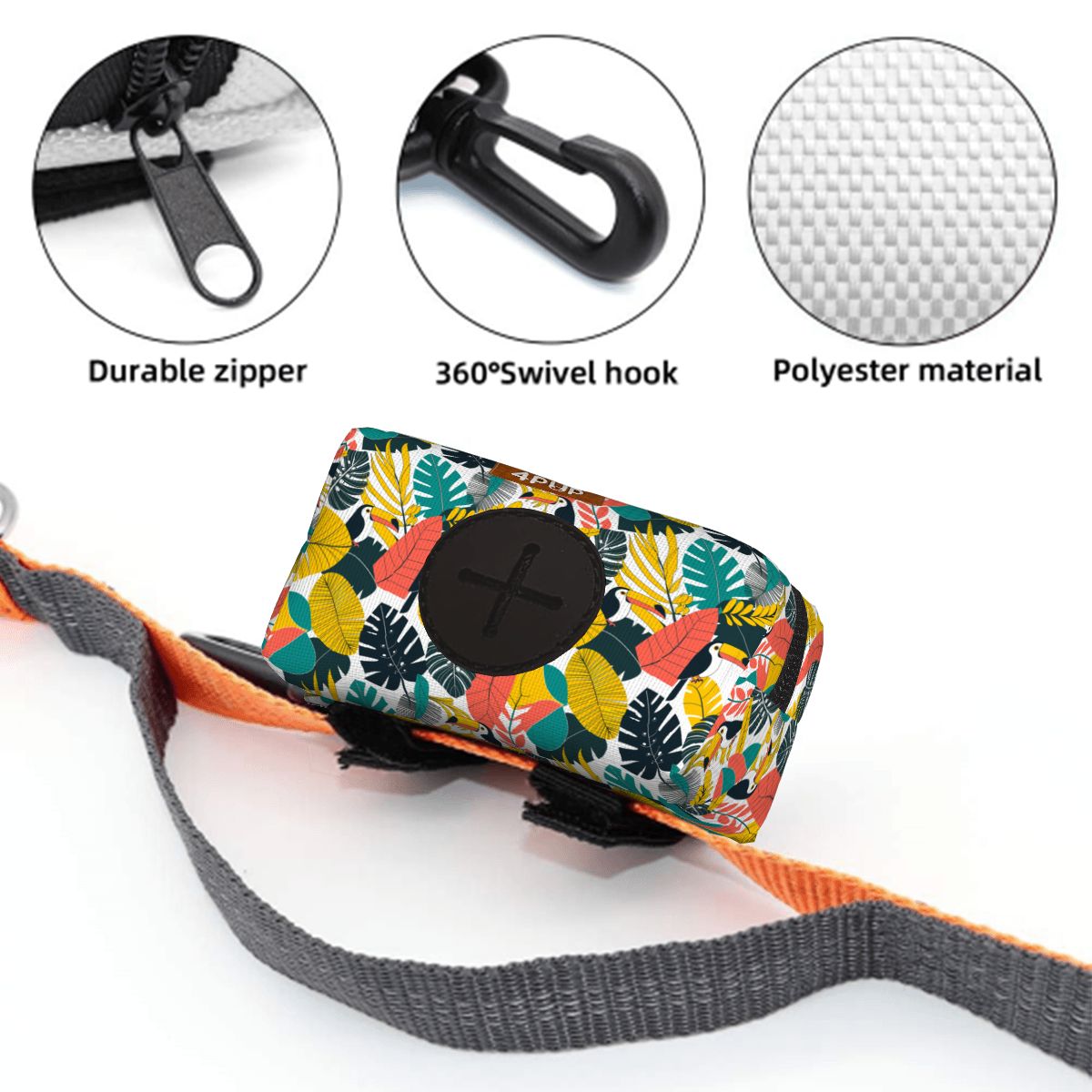 Chloe  - Dog Poop Bag Holder  | Leash Attachment