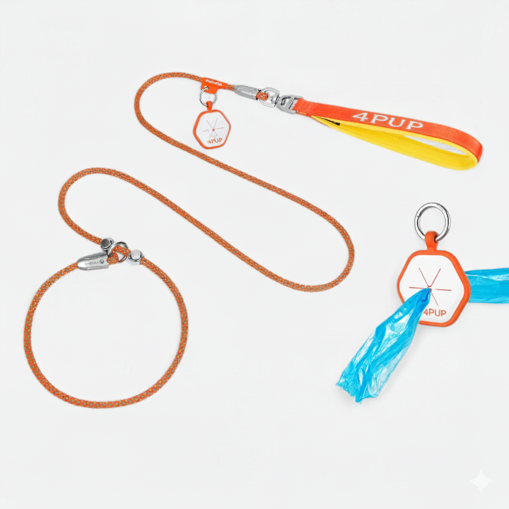 Professional Rope Dog Leash with Collar