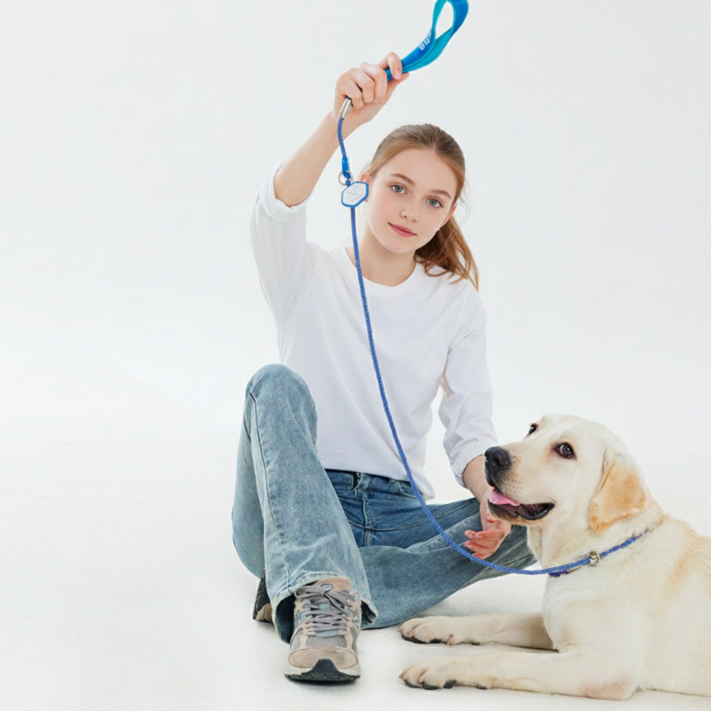 Professional Rope Dog Leash with Collar