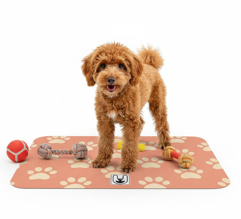 Blue - Dog Food Mat