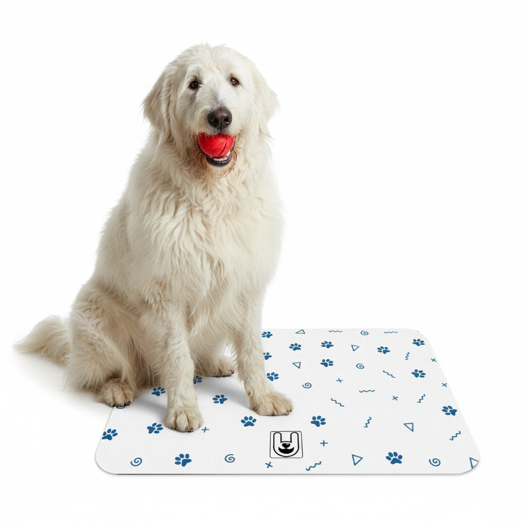 Blue- Dog Food Mat