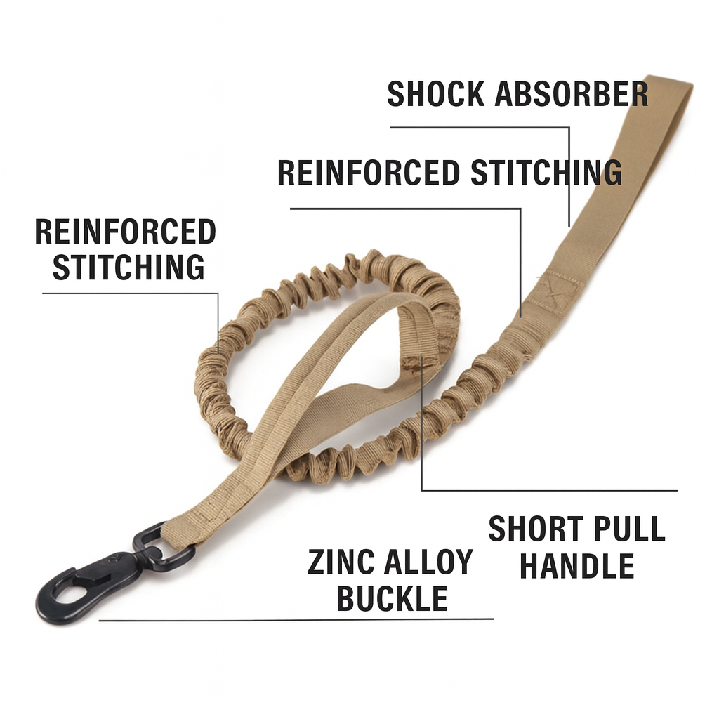 Military Grade Tactical Dog Harness Vest Set