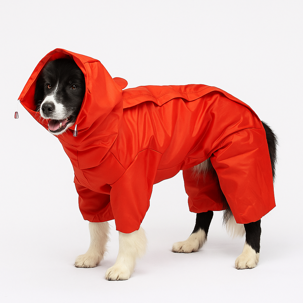 dog raincoat with hood