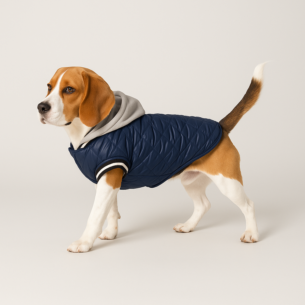 durable cotton dog hooded jacket