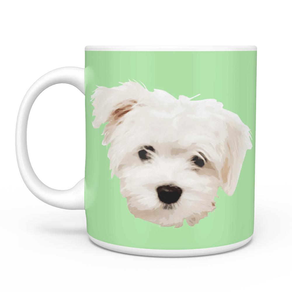 Personalized Dog Photo Mug – Custom Ceramic Coffee Cup Gift