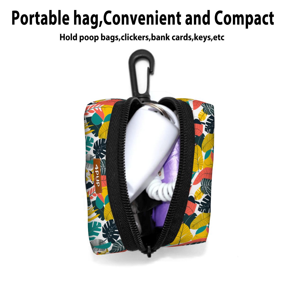 Chloe  - Dog Poop Bag Holder  | Leash Attachment