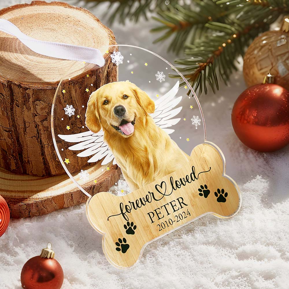 Personalized Dog Memorial Ornament