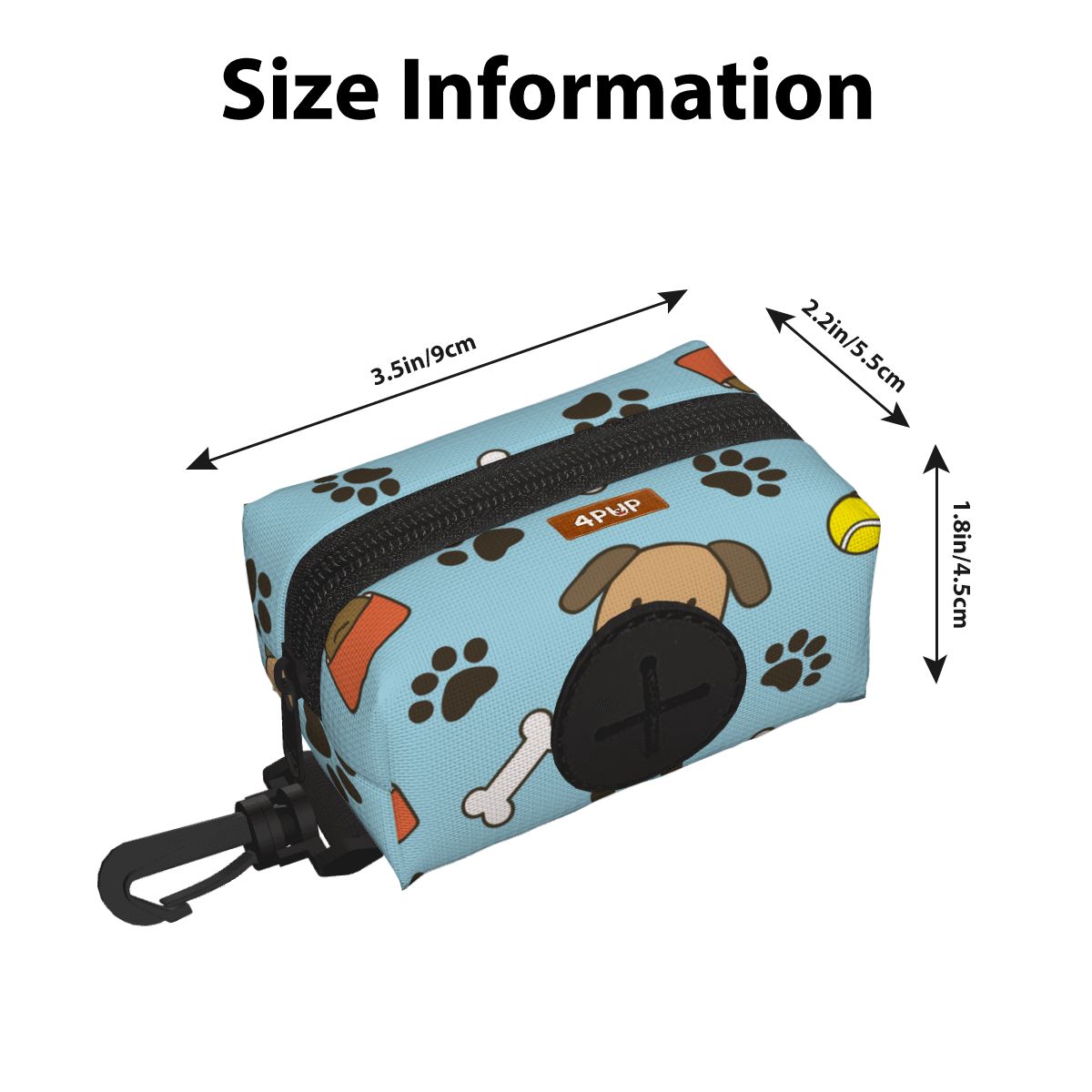 Layla  - Dog Poop Bag Holder  | Leash Attachment