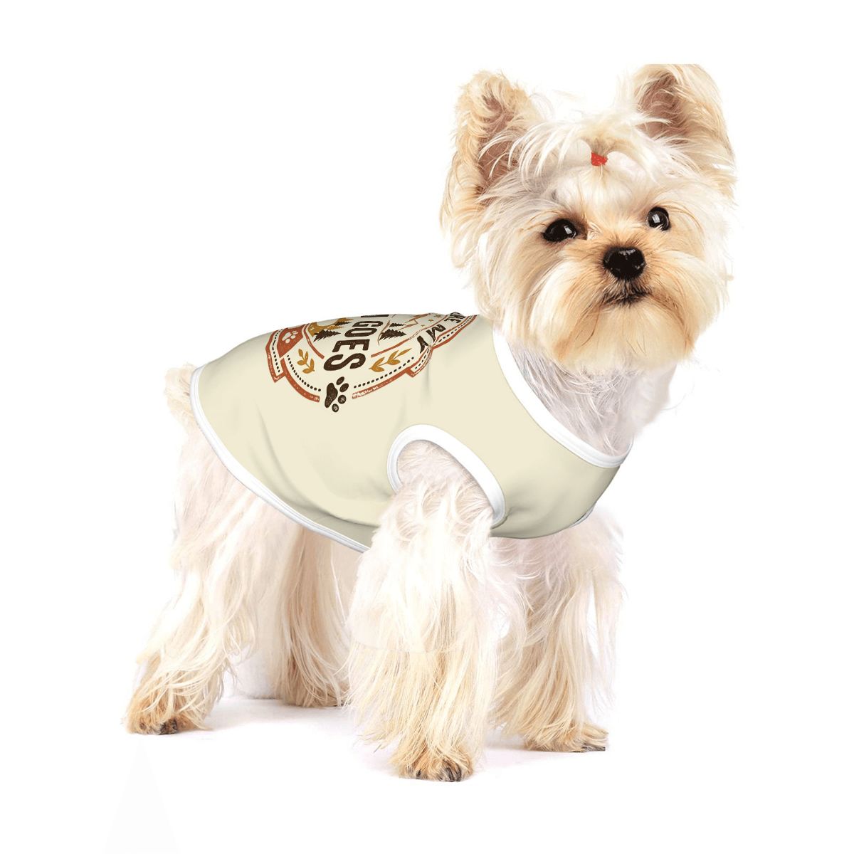 Where My Human Goes Small Dog Shirt