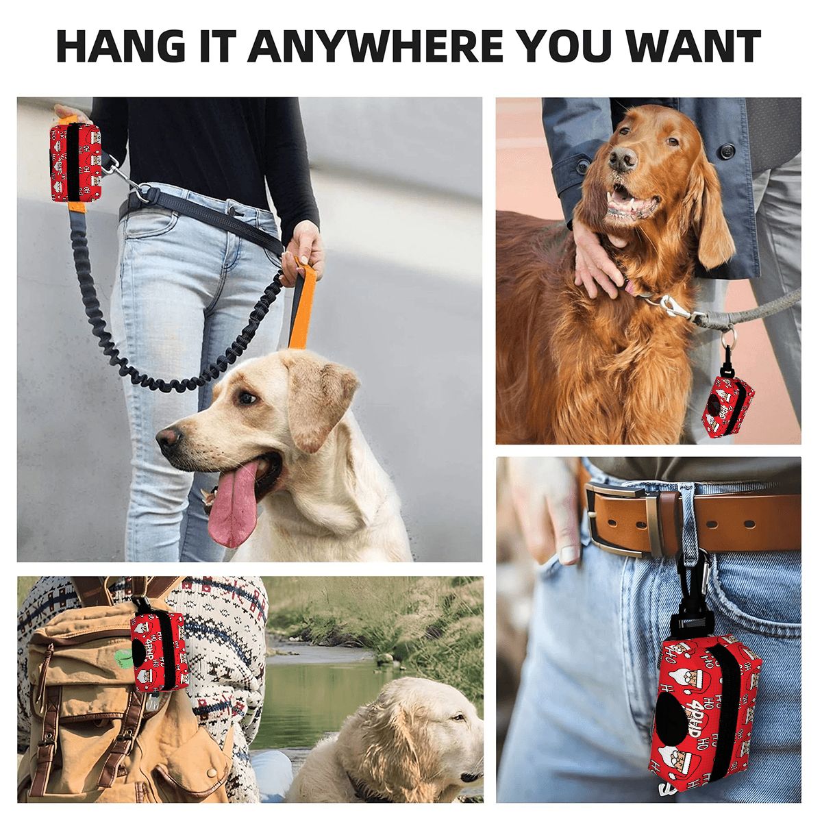 Buddy  - Dog Poop Bag Holder  | Leash Attachment