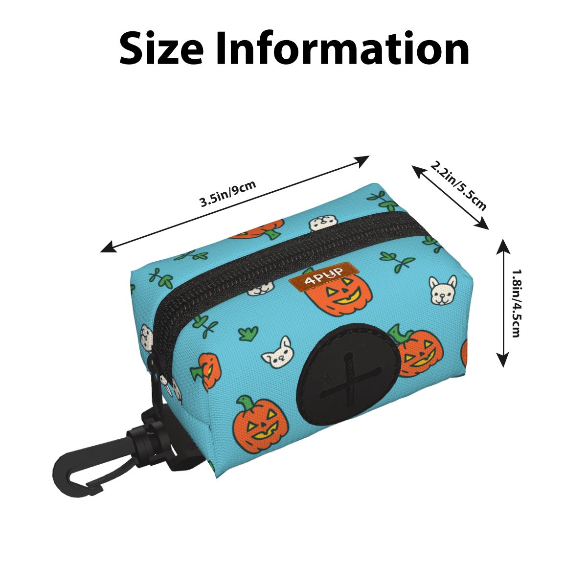 Ozzy - Dog Poop Bag Holder  | Leash Attachment