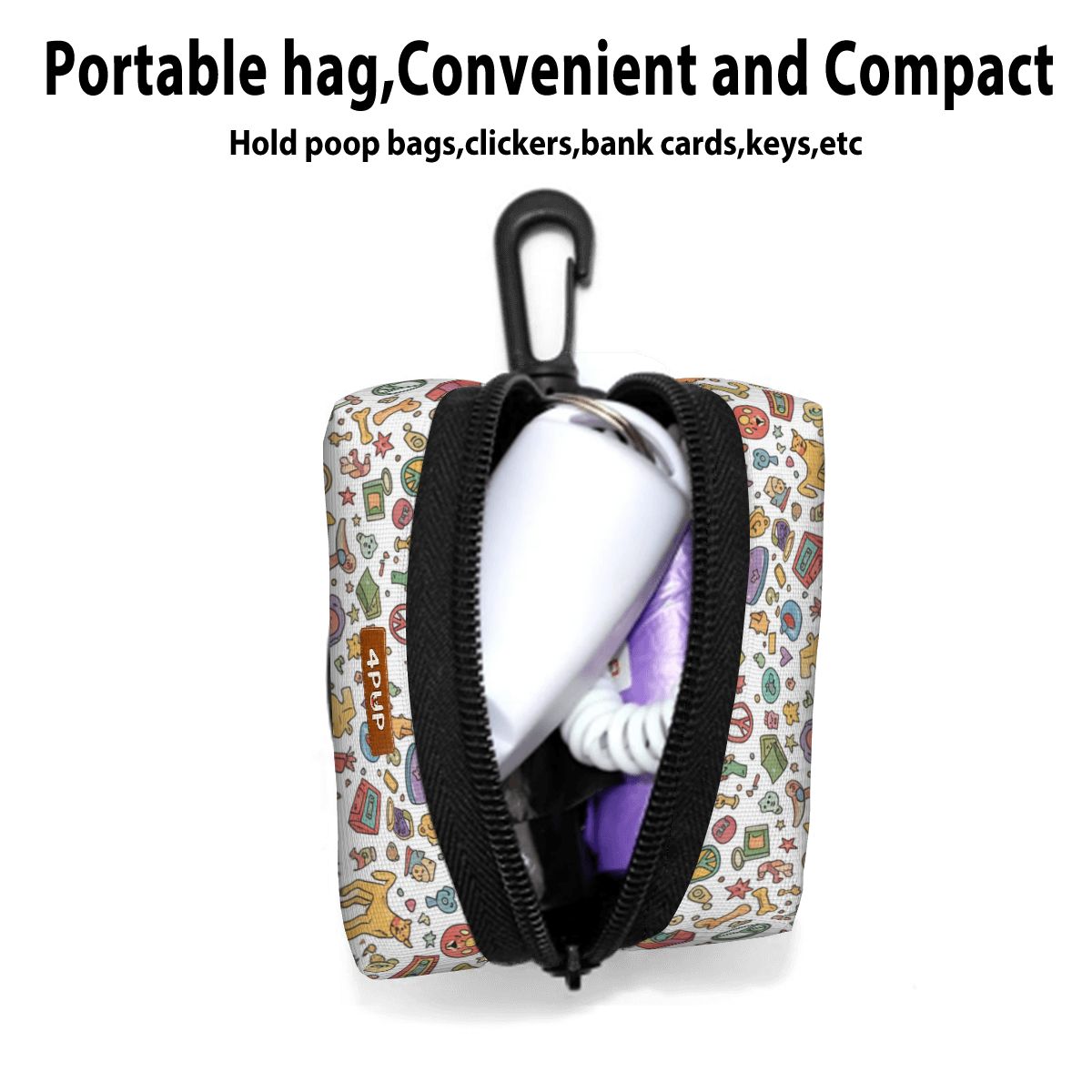 LOKI - Dog Poop Bag Holder  | Leash Attachment