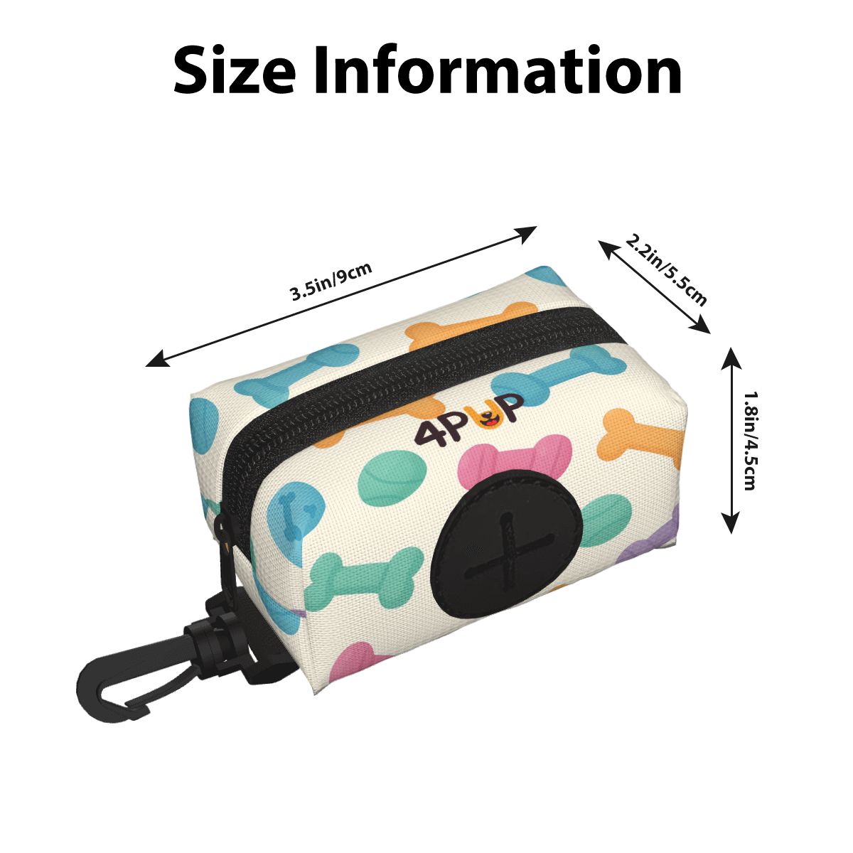 Luke - Dog Poop Bag Holder  | Leash Attachment