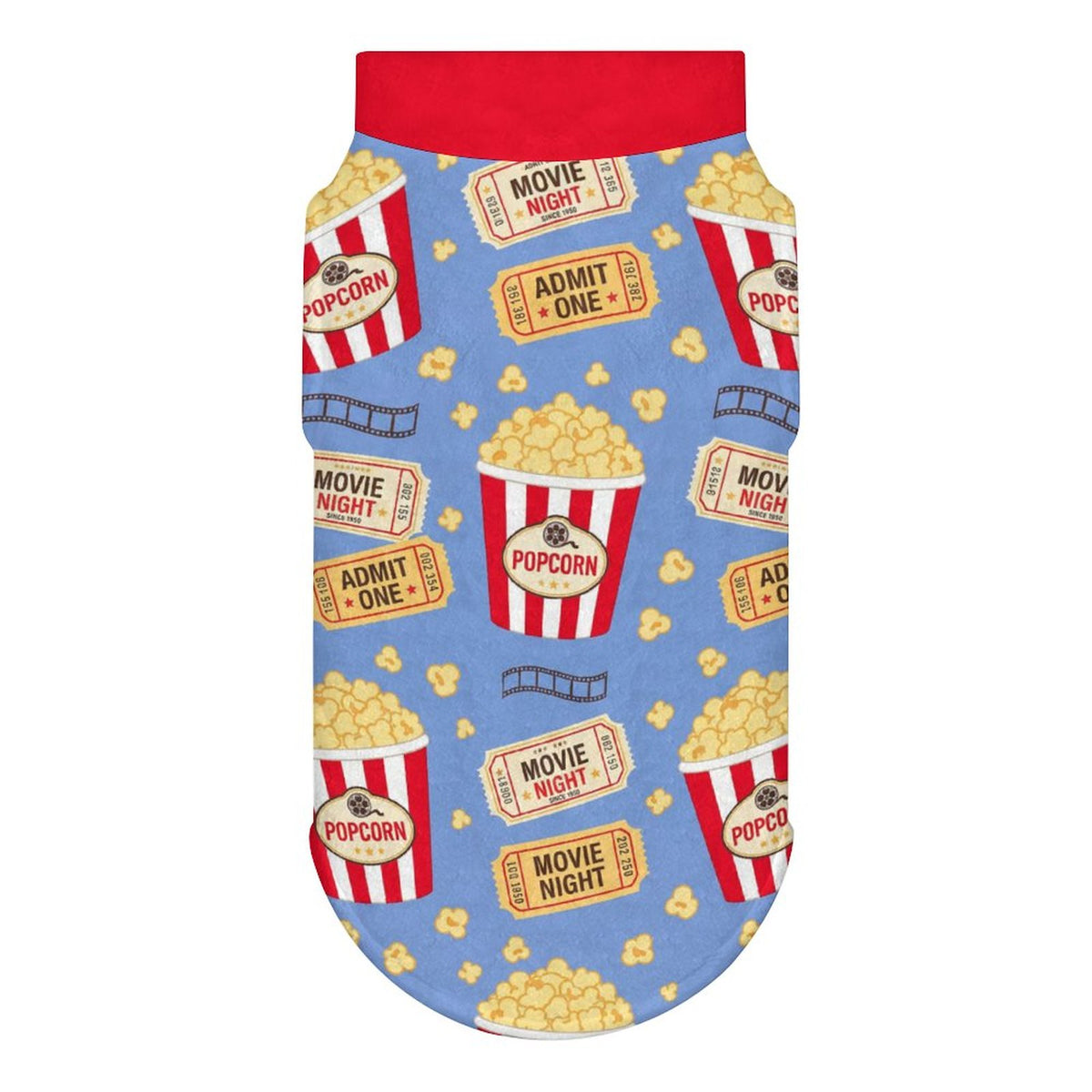 Movie Night Small Dog Fleece Vest