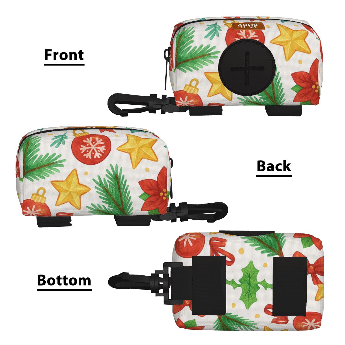 Mia  - Dog Poop Bag Holder  | Leash Attachment