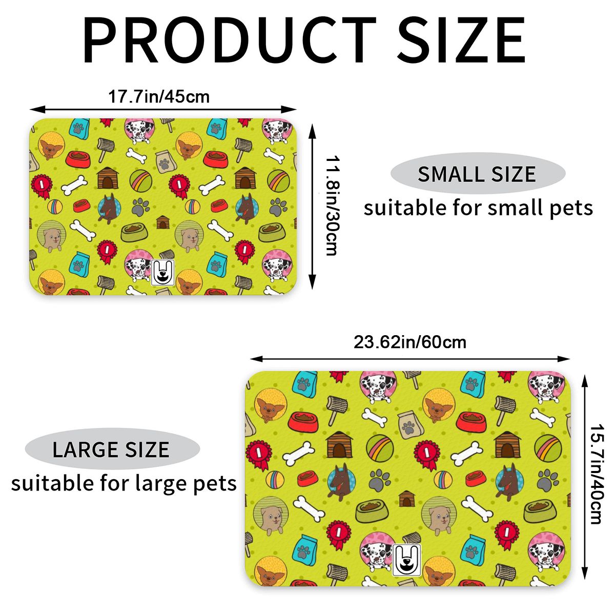 Panda - Dog Food Mat