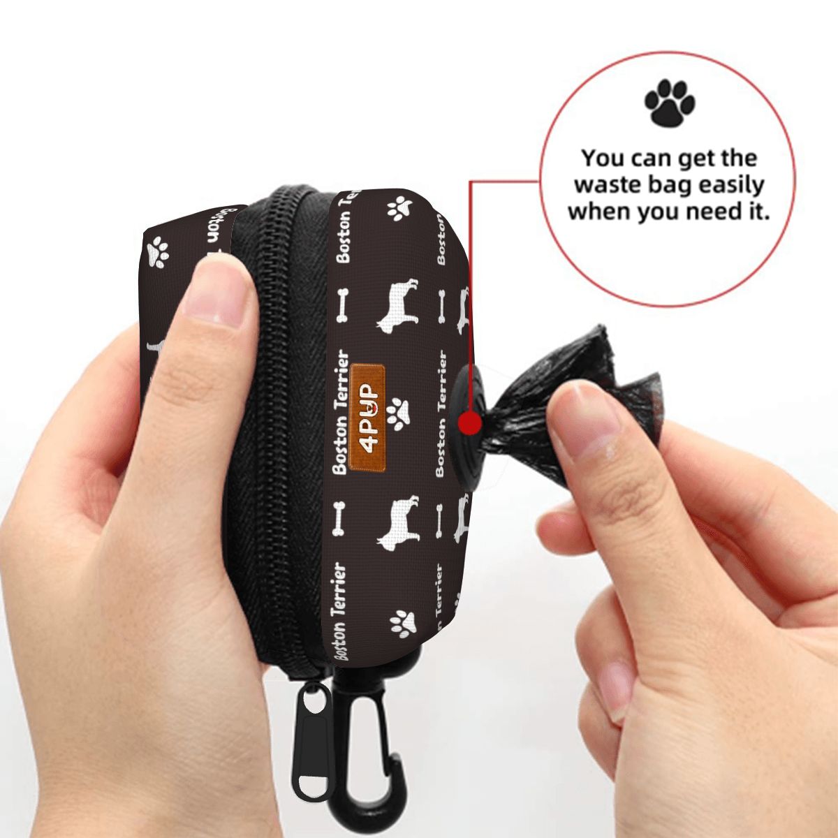 Nova - Dog Poop Bag Holder  | Leash Attachment