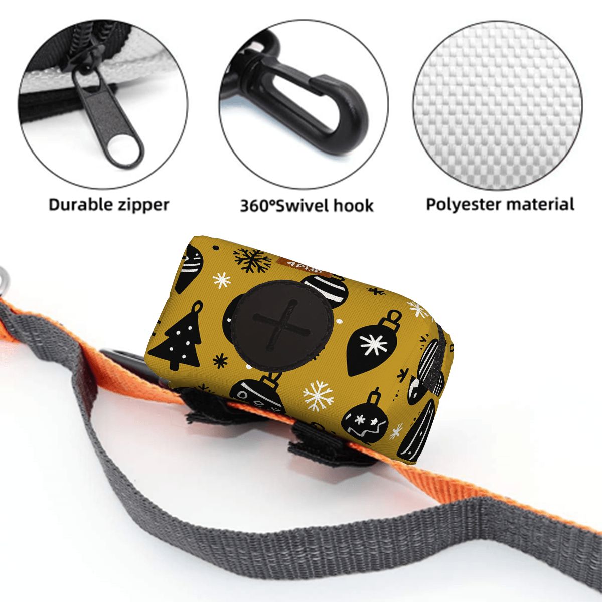 Hunter - Dog Poop Bag Holder  | Leash Attachment