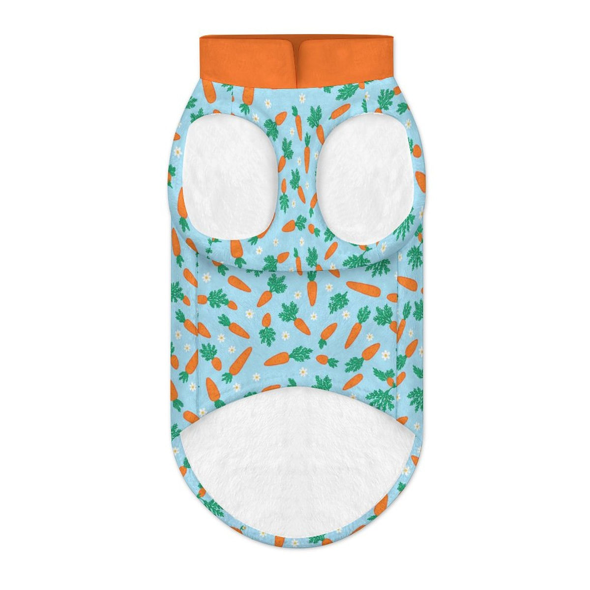 Fresh Carrot Big Dog Fleece Vest