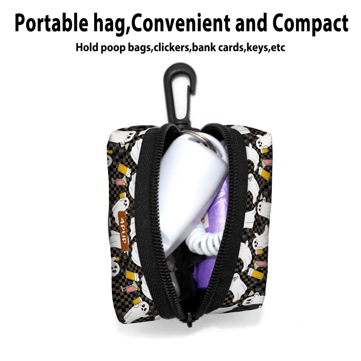 Ace- Dog Poop Bag Holder  | Leash Attachment