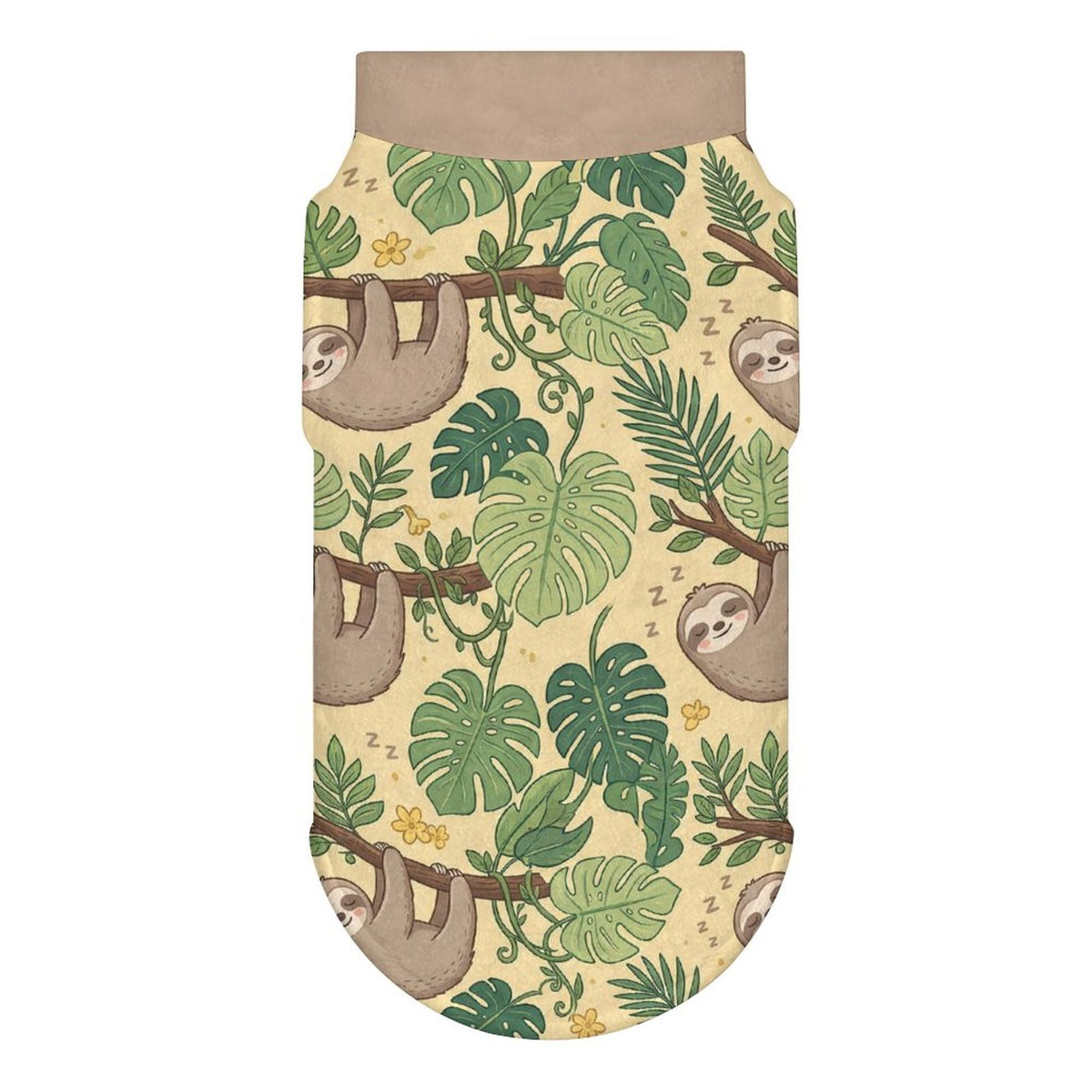 Sleeping Sloth Small Dog Fleece Vest