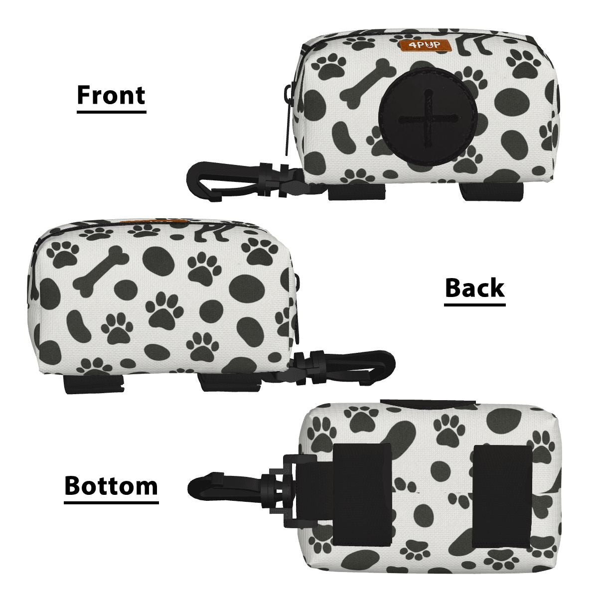 Sunny - Dog Poop Bag Holder  | Leash Attachment