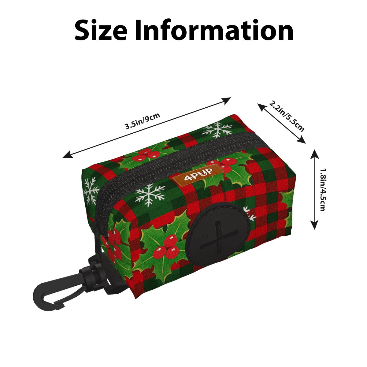 Lexi - Dog Poop Bag Holder  | Leash Attachment
