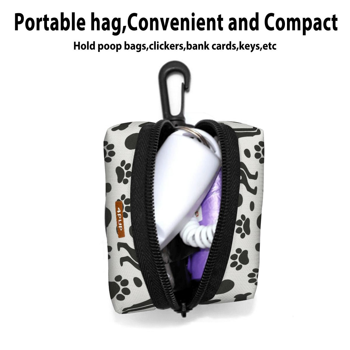 Sunny - Dog Poop Bag Holder  | Leash Attachment