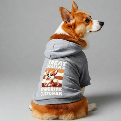 Treat dealer’s favorite customer - Corgi Hoodie - Dog Clothes