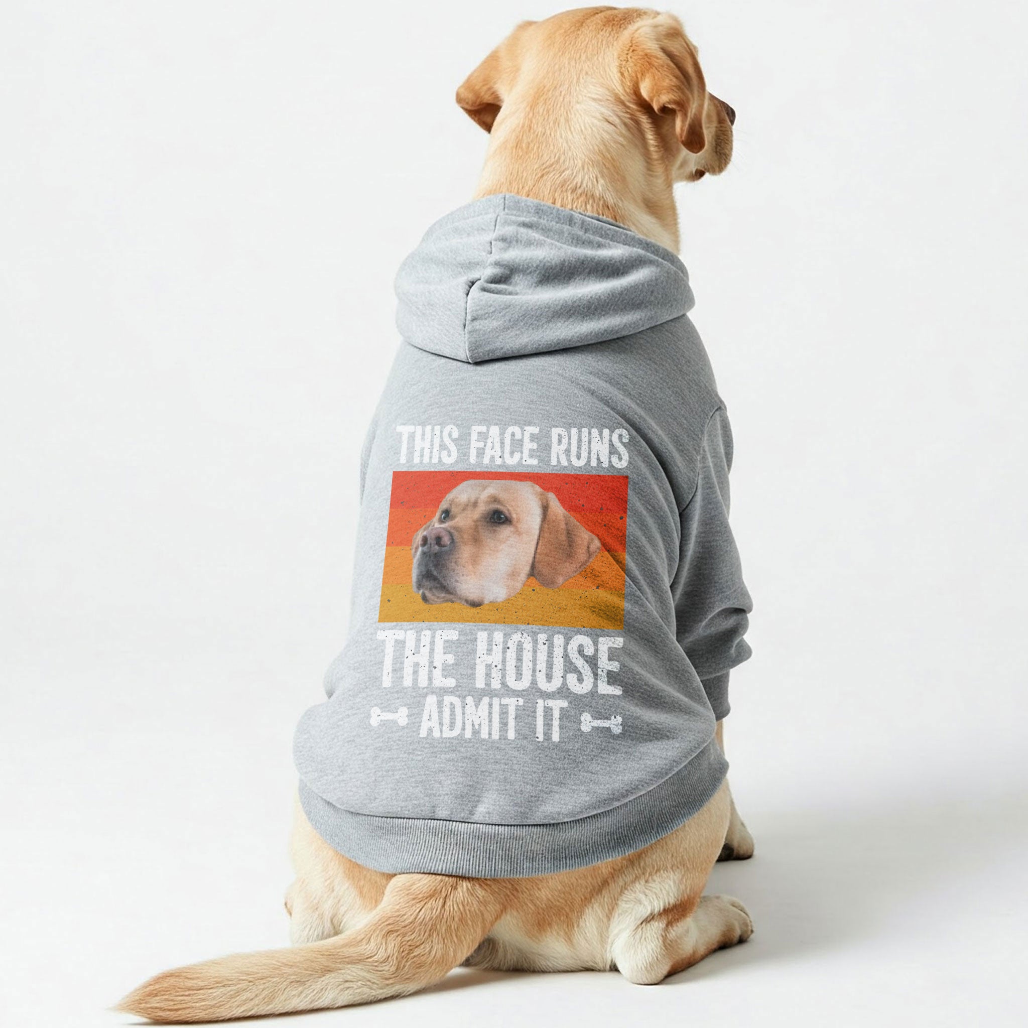 This Face - Personalized hoodie with your dog’s Face– dog hoodie – dog clothes