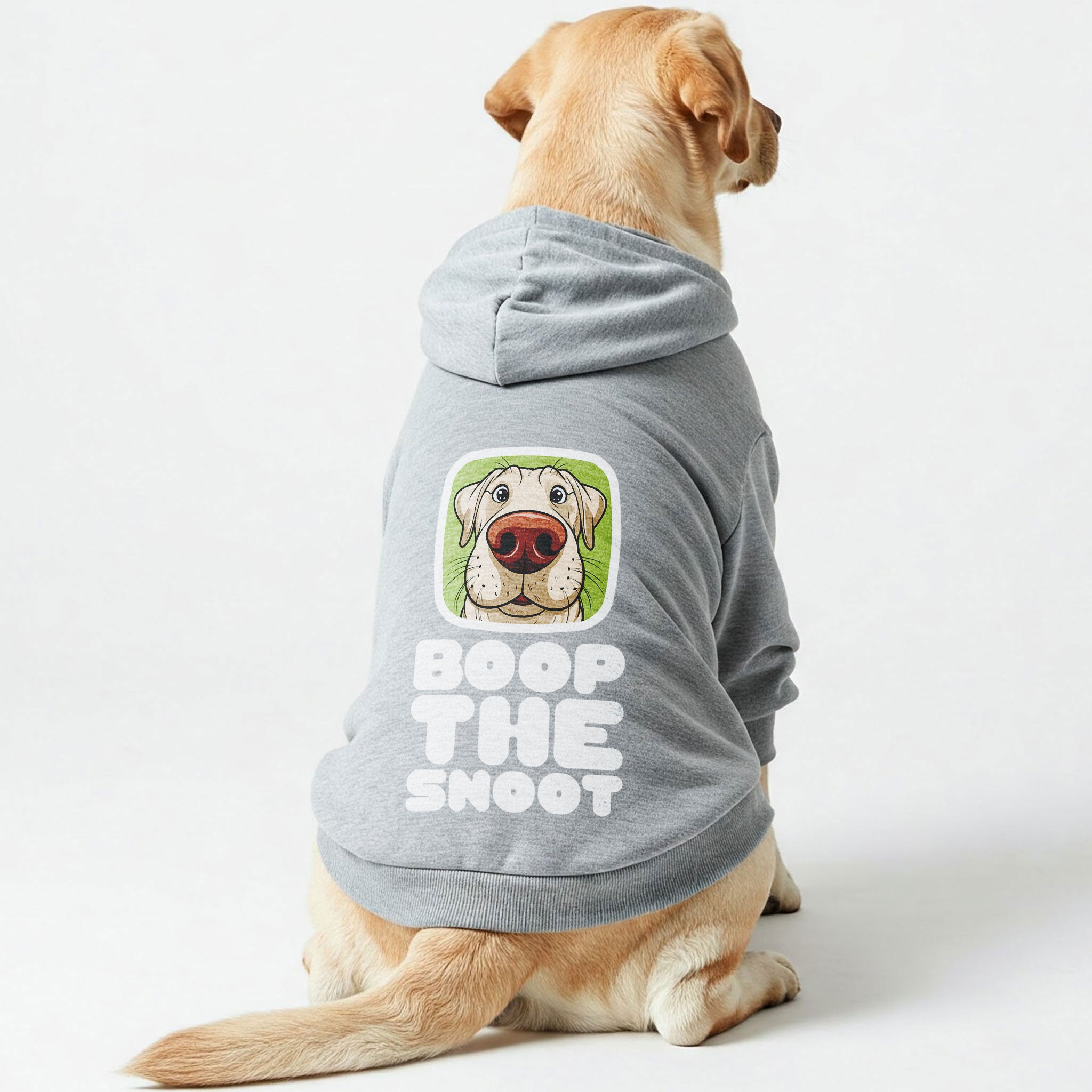 BOOP THE SNOOT - Labrador Hoodie - Dog Clothes