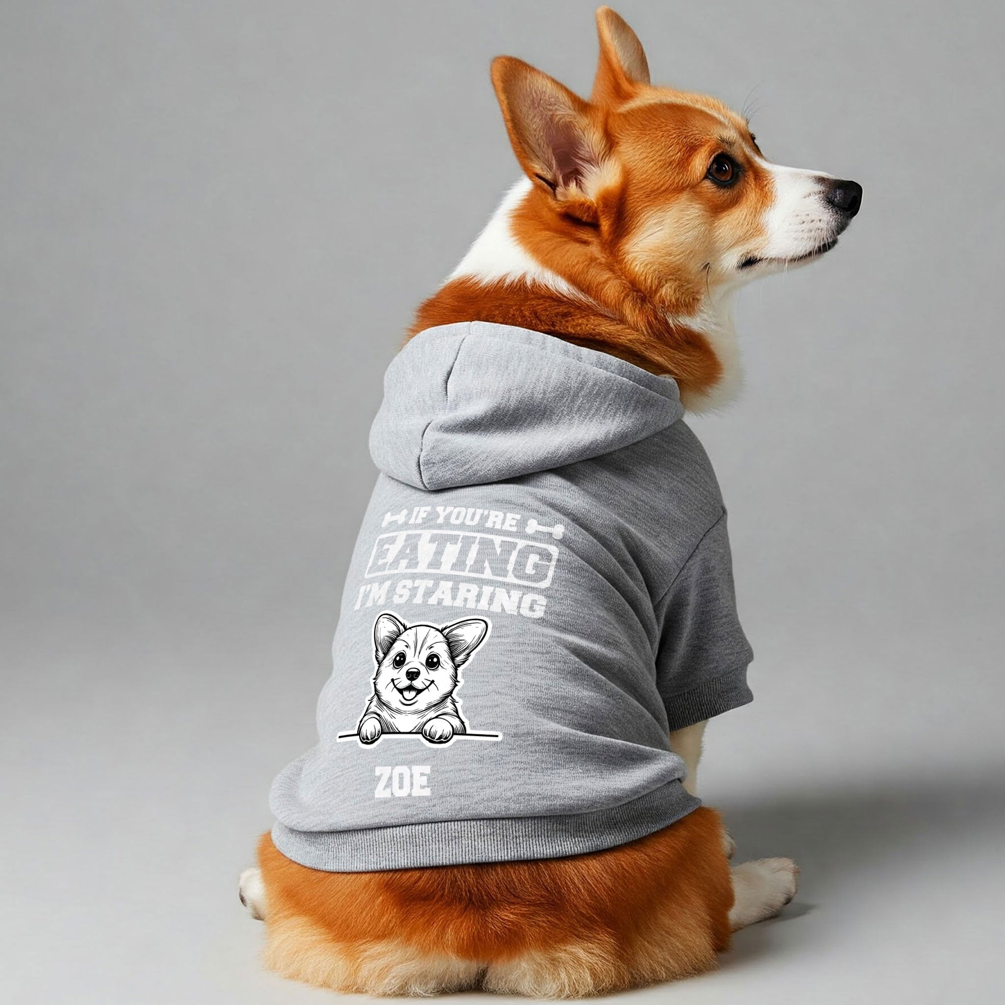 If you’re eating - personalized hoodie with your dog’s name and breed – dog hoodie – dog clothes
